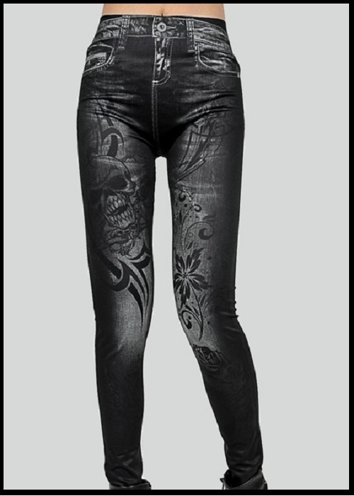 Kranie jeans alike leggings